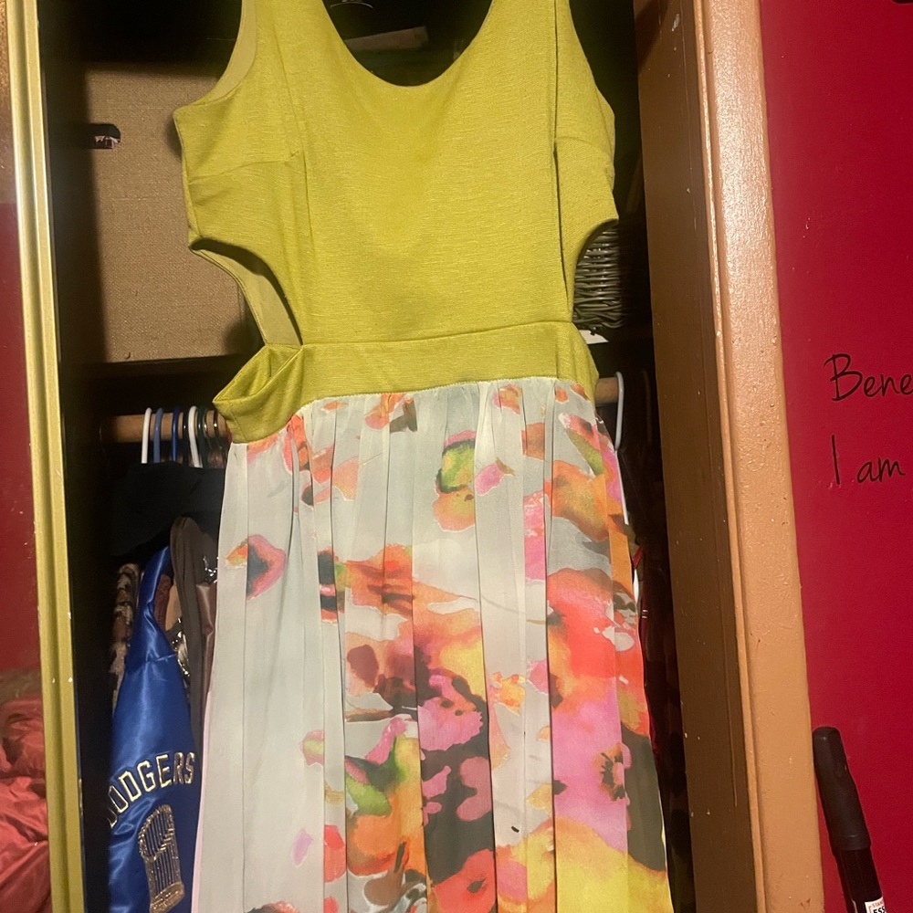 Floral Sleeveless Mini Dress